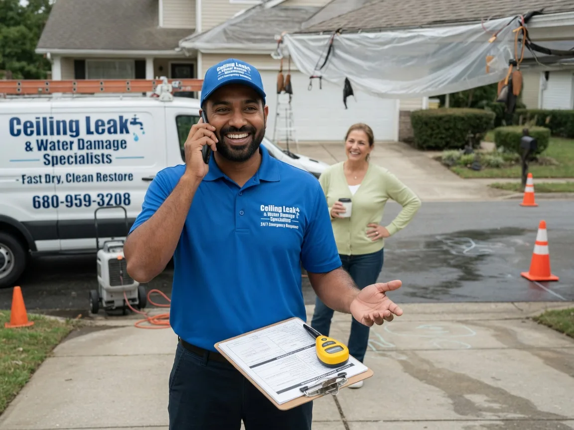 Ceiling Leak Cleanup Chesapeake City, MD FAQs